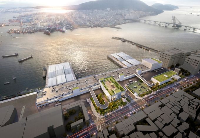 부산공동어시장 현대화사업 조감도