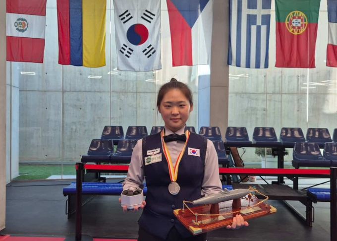 남양주시 김하은 선수, 제13회 세계 여자 3쿠션 선수권대회서 준우승 쾌거…세계랭킹 2위 도약