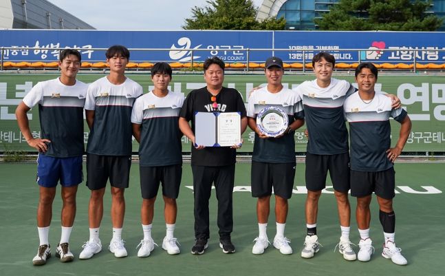 김포시청 테니스팀 단체사진