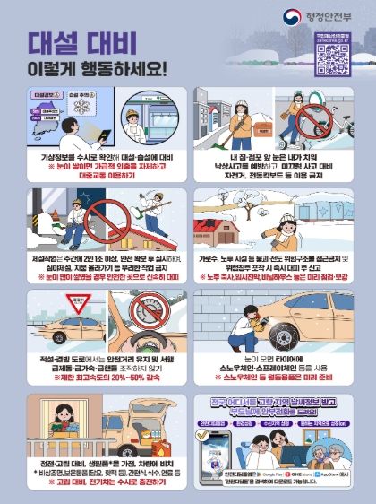 국민행동요령(대설)