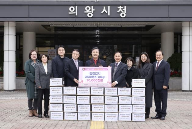 의왕시,‘온마을프로젝트’통해 취약계층 250가구에 김장김치 전달