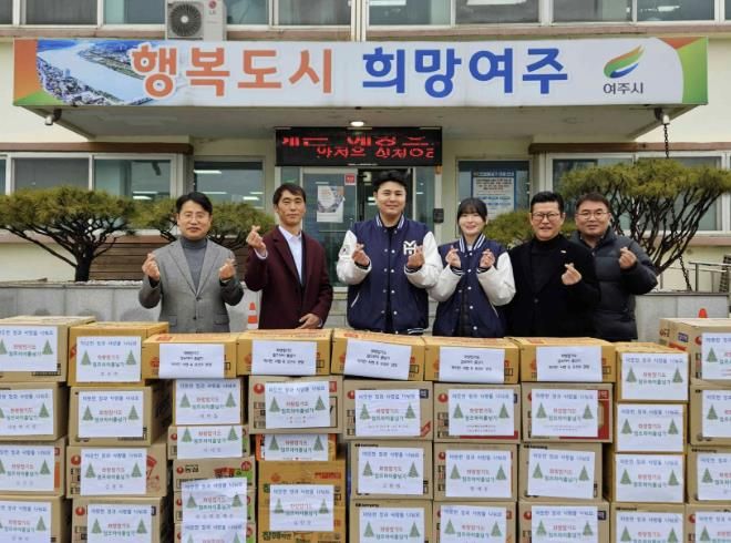 여주시 가남읍 화랑합기도·점프하이줄넘기클럽, ‘사랑의 라면트리’로 이웃사랑 실천