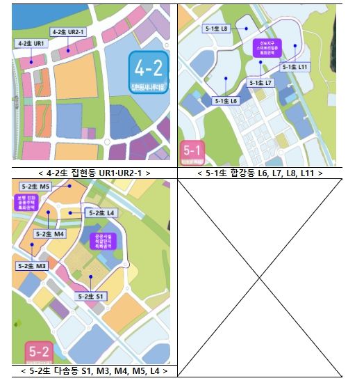 주택공급 예정지(위치도)