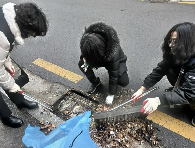 수원시 장안구 정자1동, 설 명절맞이 대청소 실시
