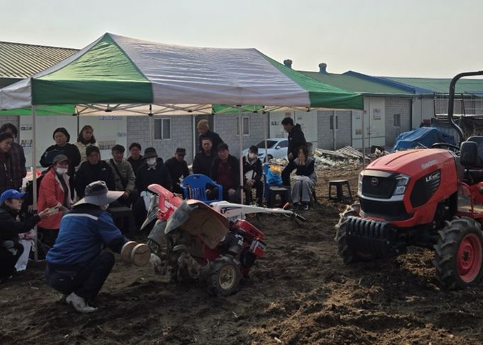 남양주시 그린농업대학, 농업기계 현장 교육 진행